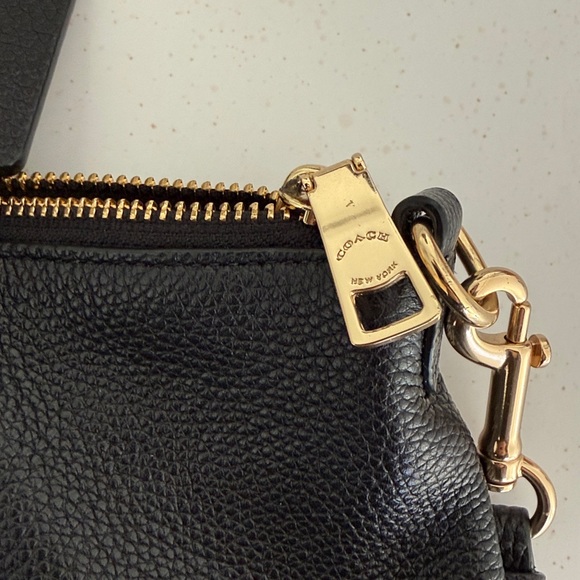 Black Leather Coach Bag Prarie Satchel - Picture 10 of 13